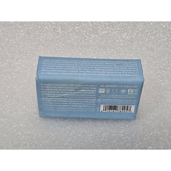 Dr. Bronners All-One Baby Unscented Pure-Castile Bar Soap 5 Oz - Picture 2 of 2